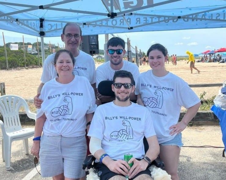 Will with his family